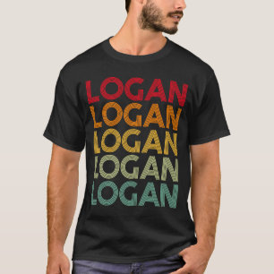 Camiseta Nombre retro de Logan Humor Nickname