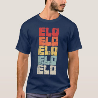 Camiseta Nombre Retro Vintage Elo Hombres Mujeres Chico