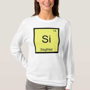 Camiseta Nombre Siegfried Elemento Químico Tabla periódica