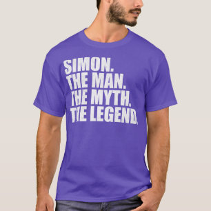 Camiseta Nombre Simon Nombre Simón nombre dado nombre