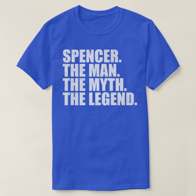 Camiseta Nombre SpencerSpencer Nombre Spencer nombre dado n (Diseño del anverso)