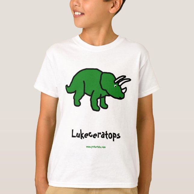 Camiseta Nombre su propio Triceratops (Anverso)