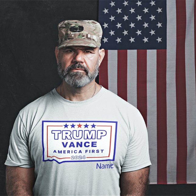 Camiseta Nombre, Trump-Vance Keepsake S - 6XL, White Unisex (Subido por el creador)