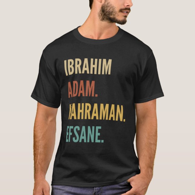 Camiseta Nombre turco Ibrahim (Anverso)