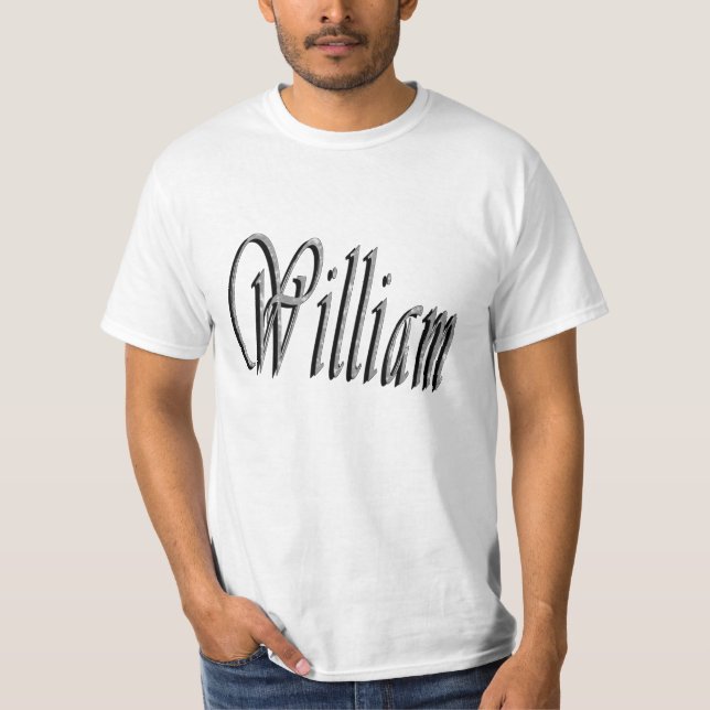 Camiseta Nombre William, (Anverso)