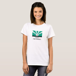 Camiseta Nombre y año personalizados, aniversario de emplea
