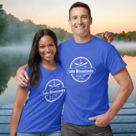 Camiseta Nombre y ciudad ancla del lago Minnetonka Minnesot