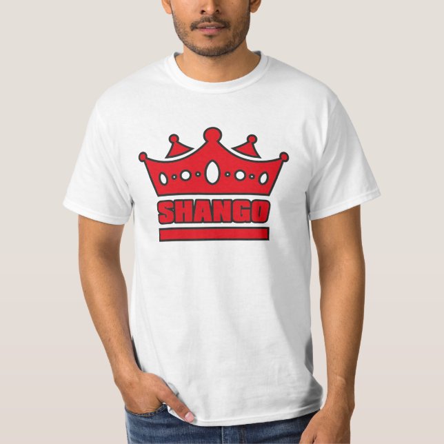 Camiseta Nombre y corona de Shango (Anverso)
