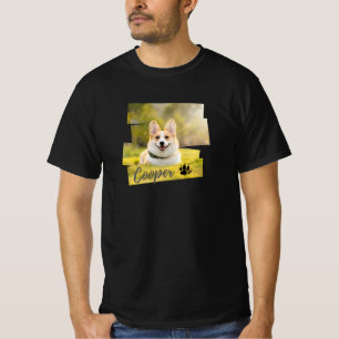 Camiseta Nombre y foto de la tipografía del Mascota de Pers
