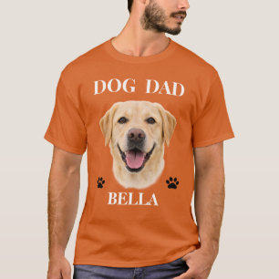 Camiseta Nombre y Foto de Perro Personalizado Simple Modern