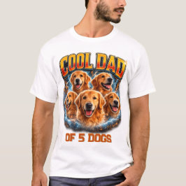 Camiseta Nombre y Foto de Perro Personalizados Simple Moder