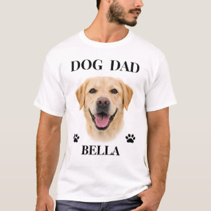 Camiseta Nombre y foto de perro personalizados simples mode