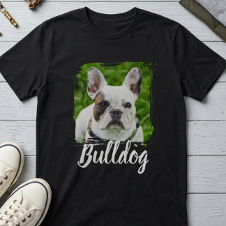 Camiseta Nombre y foto de tipografía moderna simple para ma