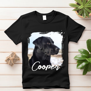 Camiseta Nombre y foto de tipografía moderna simple para ma