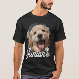 Camiseta Nombre y foto de tipografía moderna simple y fresc