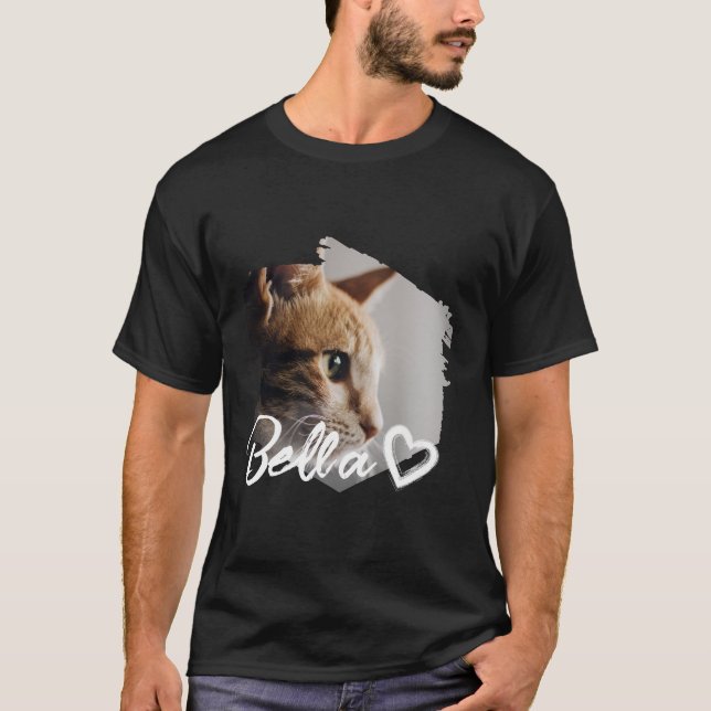 Camiseta Nombre y foto personalizados de Guay para su Masco (Anverso)