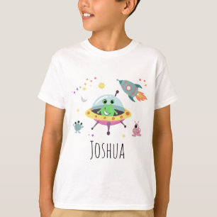 Camiseta Nombre y nombre del cohete Personalizado alieníge