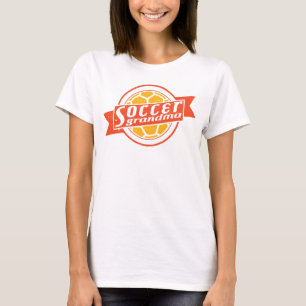 Camiseta Nombre y número de la abuela del fútbol de nuevo t