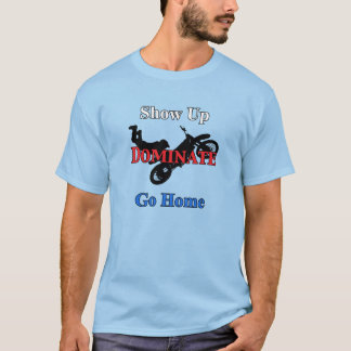 Camiseta Nombre y número de la Motocruz seria trasera