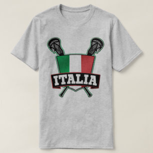 Camiseta Nombre y número de personalizable Italia Lacrosse