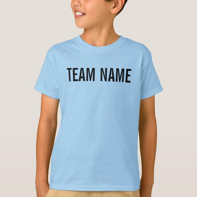 CAMISETA NOMBRE Y NÚMERO DEL EQUIPO (Anverso)