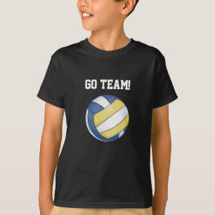 Camiseta Nombre y número del equipo de voleibol
