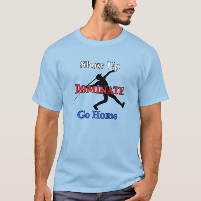 Camiseta Nombre y número del lanzador de Javelin serio (Anverso)