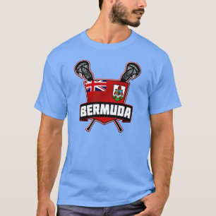 Camiseta Nombre y número personalizado Bandera de Bermudas 