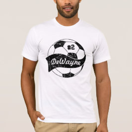 Camiseta Nombre y número personalizados de la pelota de fút