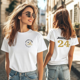 Camiseta Nombre y número personalizados del casco de fútbol