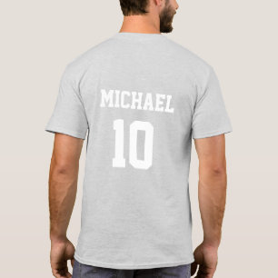 Camiseta Nombre Y Número Personalizados Del Fútbol De Fútbo