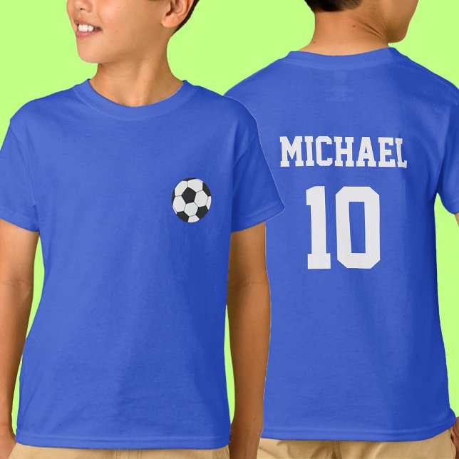 Camiseta Nombre Y Número Personalizados Del Fútbol De Fútbo (Subido por el creador)
