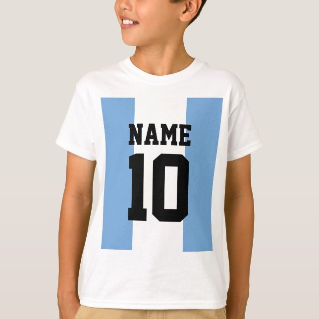 Camiseta Nombre y número personalizados personalizados Arge (Anverso)