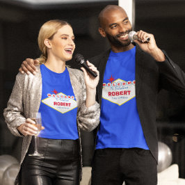 Camiseta Nombre y título divertidos del Rótulo Vegas