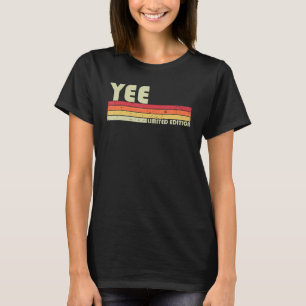 Camiseta Nombre YEE Personalizado Retro Vintage 80 s 90s Na