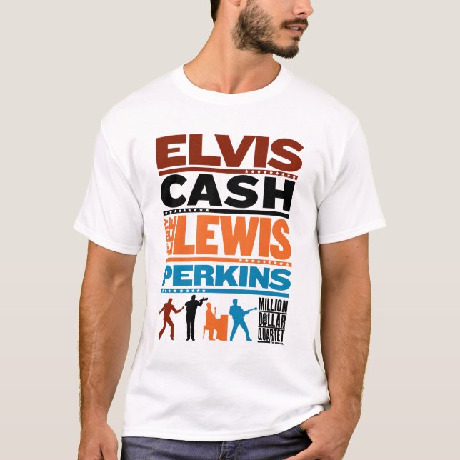 Camiseta Nombres de Cuarteto de Millones de Dólares (Anverso)