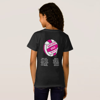 Camiseta Nombres de equipos de Netball Black Out