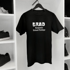 Camiseta nombres de graduación de compañeros de clase simpl