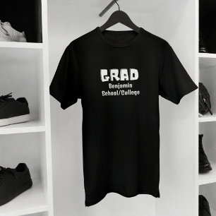 Camiseta nombres de graduación de compañeros de clase simpl