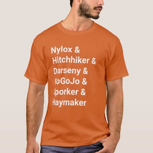 Camiseta Nombres de Laghut en Rewind (Anverso)