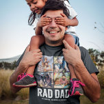 Camiseta Nombres de niños de foto de Personalizado RAD mode<br><div class="desc">Presentamos el regalo perfecto para cualquier padre fresco, moderno y triste por ahí - el Guay moderno del Día del Padre RAD DAD Personalizado Nombres de niños camiseta de fotos! Esta camisa es un tributo a todos los padres increíbles que se enorgullecen de ser padres y aman mostrar los nombres...</div>