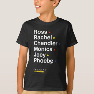 Camiseta Nombres de personajes de FRIENDS™