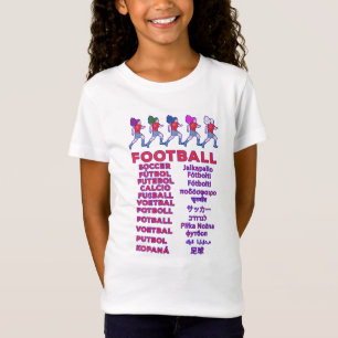 Camiseta Nombres multilingües de mujeres futbolistas para f