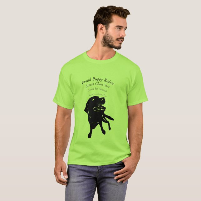 Camiseta Nombres orgullosos del perrito del cultivador del (Anverso completo)