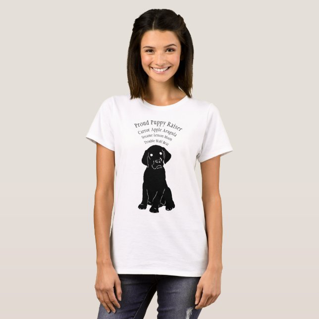 Camiseta Nombres orgullosos del perrito del cultivador del (Anverso completo)