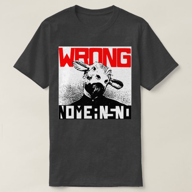Camiseta Nomeansno equivocado (Diseño del anverso)