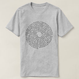 Camiseta Nóminas colectivas de nombres de grupos de insecto