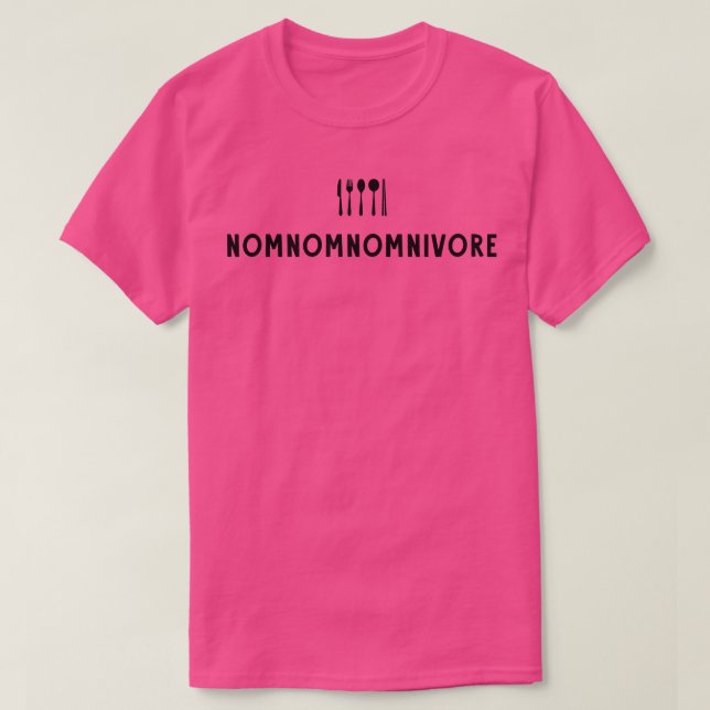 Camiseta nomnomnomnivore (Diseño del anverso)