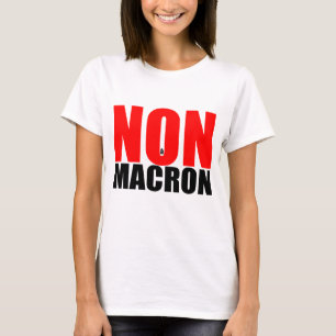 Camiseta NON à MACRON