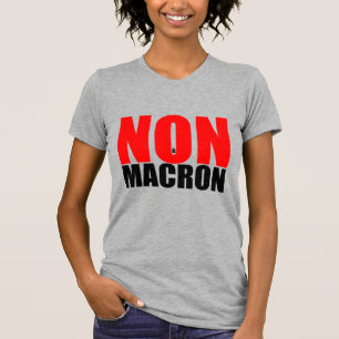 Camiseta NON à MACRON
